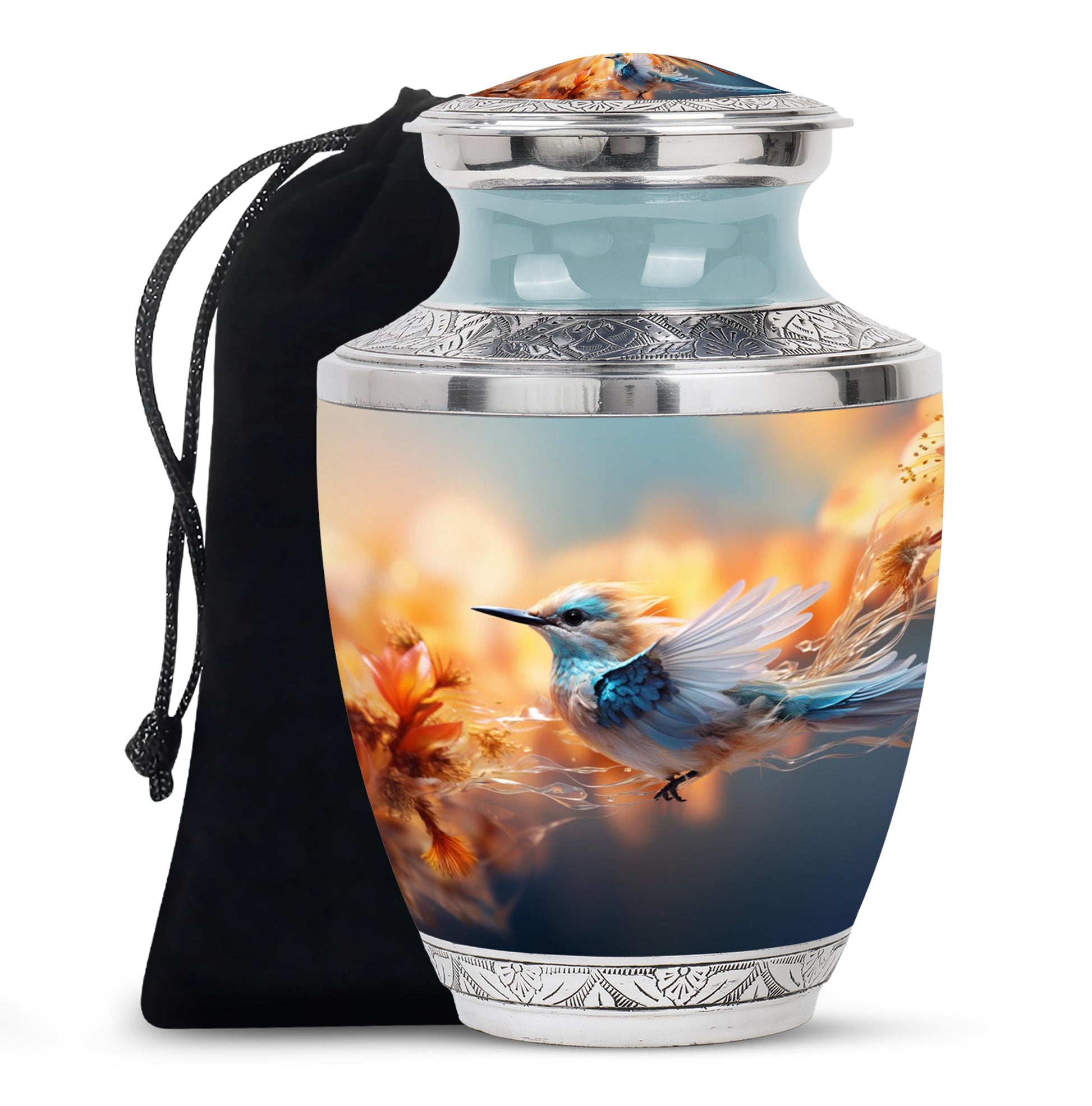 Sparrow Memorial Urn - Large Cremation Urn For Burial