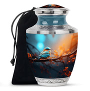Sparrow Theme Memorial Urn - Large Memorial Urn For Female Ashes