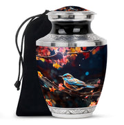 Decorative Sparrow Ashes Urn - Artistic Cremation Urn For Male & Female