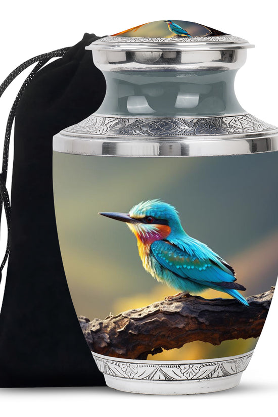 Sparrow Theme Cremation Urn - Large Funeral Urn For Male