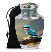 Sparrow Theme Cremation Urn - Large Funeral Urn For Male