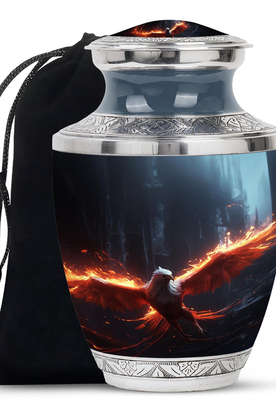 Phoenix Memorial Urn For Ashes - Cremation Urn For Male & Female