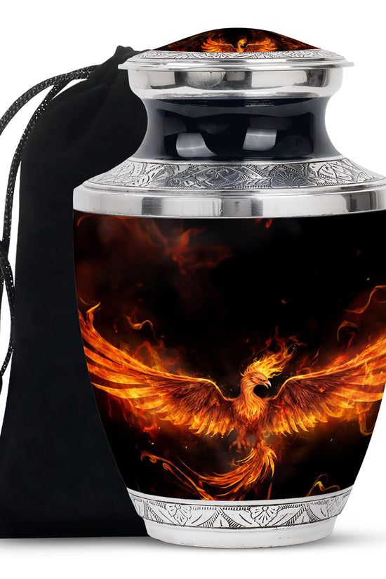 Phoenix Fire Memorial Urn - Spritual Cremation Urn For Loved Ones