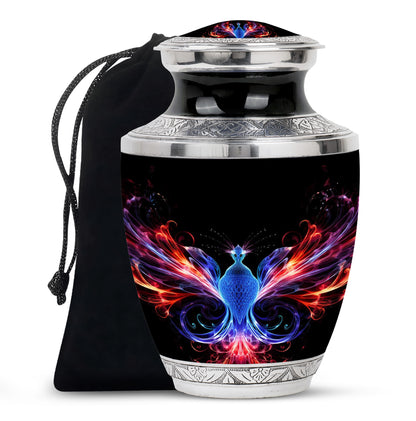 Fire Wing Phoenix Funeral Urn - Spiritual Cremation Urn for Ashes