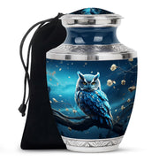 Owl Theme Memorial Urn - Cremation Urn For Male & Female