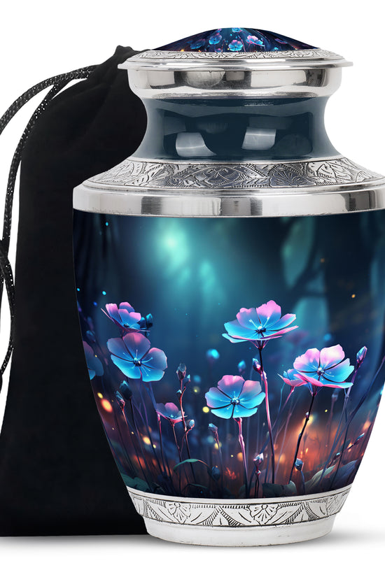 Scorpion Grass Cremation Aluminium Urn - Memorial Ashes Urn For Ashes