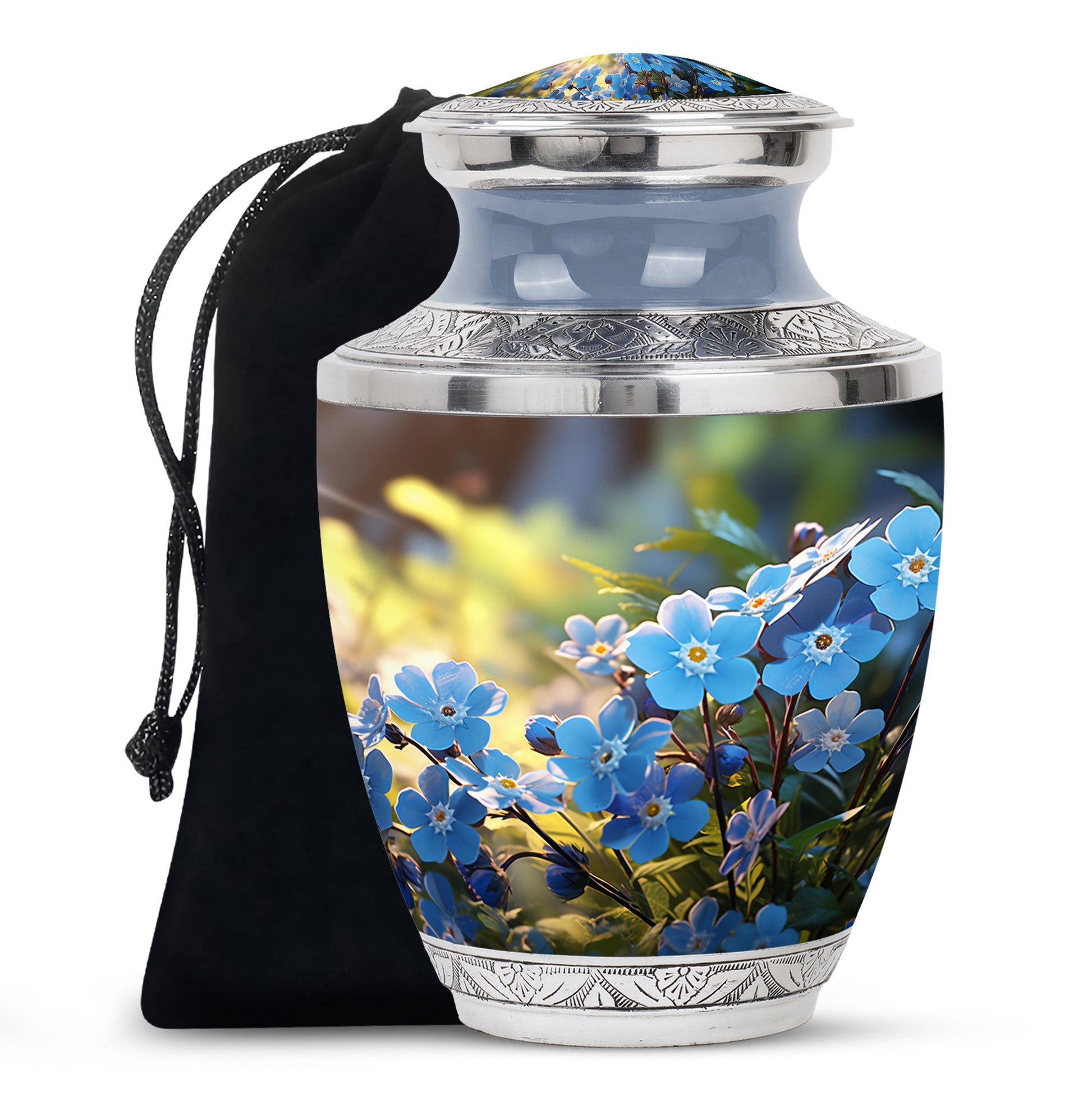Scorpion Grass Cremation Urn - Stylish Funeral Urn For Female Ashes