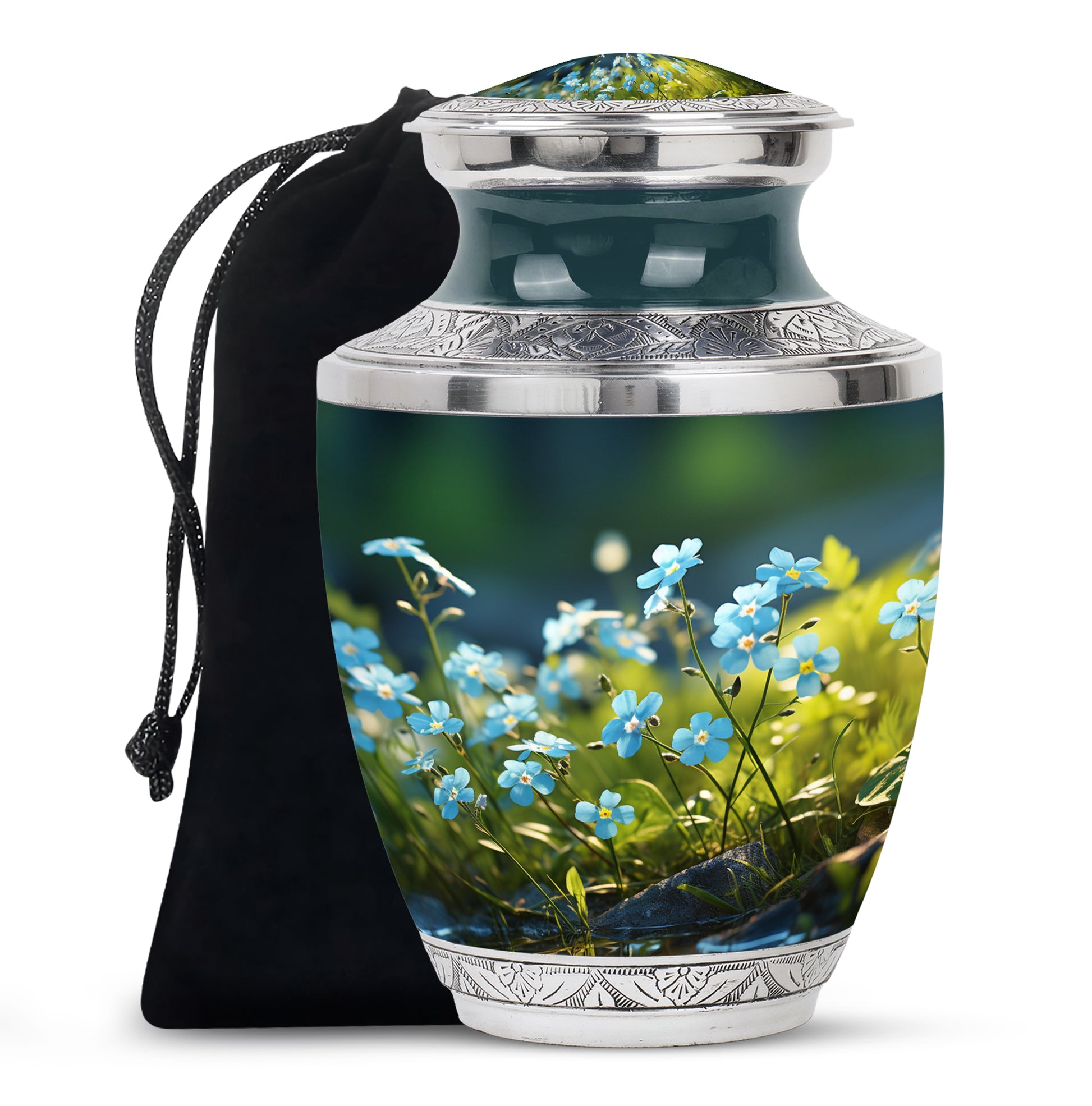 Scorpion Grass Human Cremation Urn - Elegant Memorial Funeral Urn