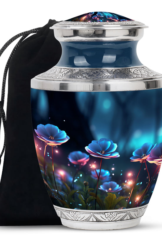 Scorpion Grass Adult Memorial Urn - Elegant Cremation Urn For Ashes