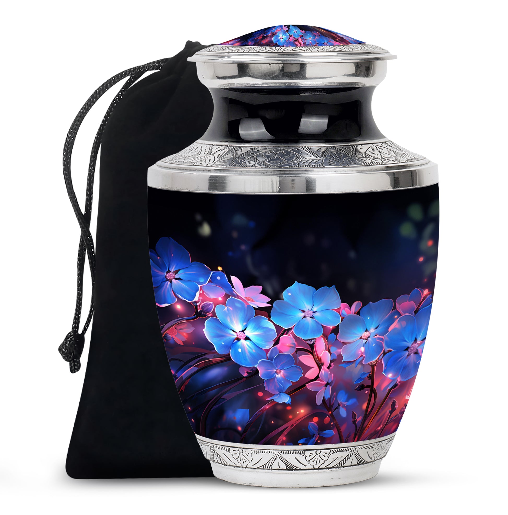 Scorpion Grass Cremation Urn - Elegant Adult Memorial Urn For Human Ashes