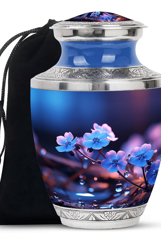 Lily Blossom Cremation Urn - Elegant Funeral Urn For Human Ashes