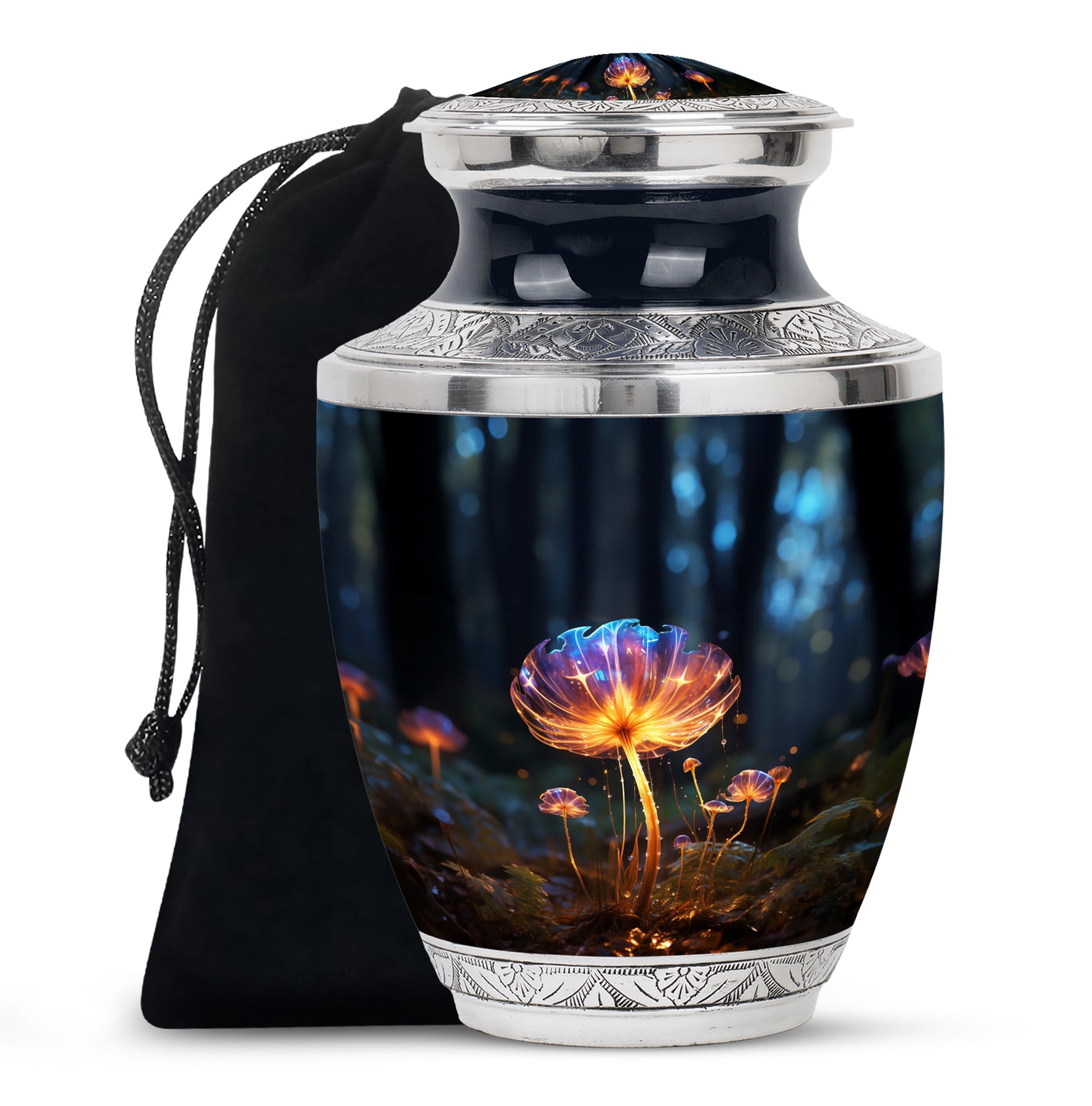 Lotus Flower Funeral Urn- Memorial Urn For Human Ashes