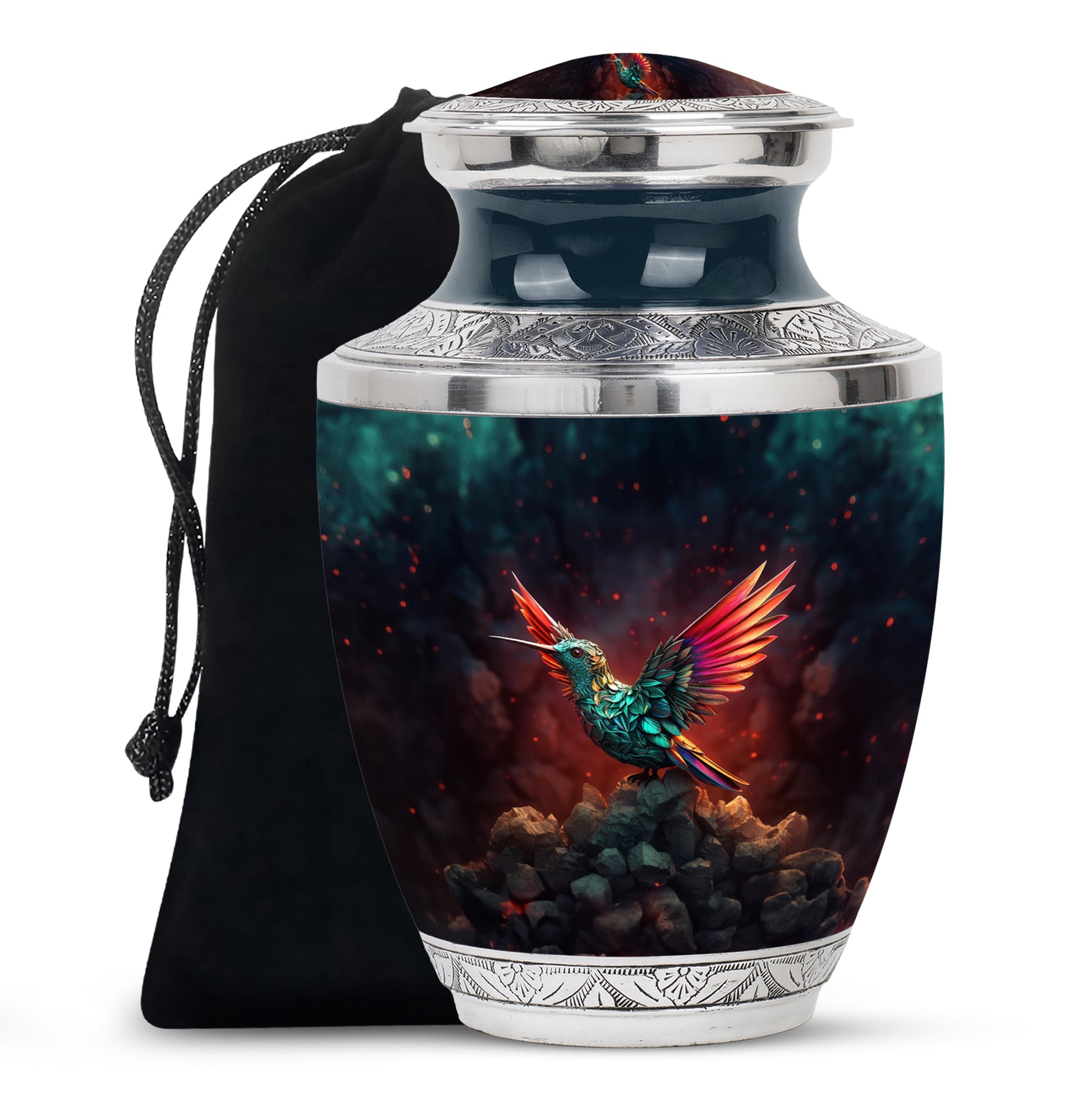 Hummingbird Cremation Urn - Artistic Memorial Urn For Male & Female