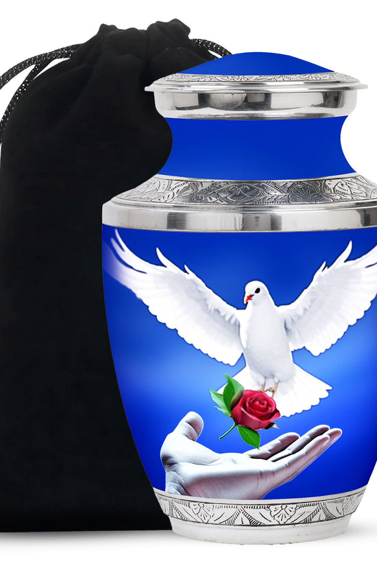 Dove Bird Memorial Urn - Peaceful Cremation Urn For Adult Ashes