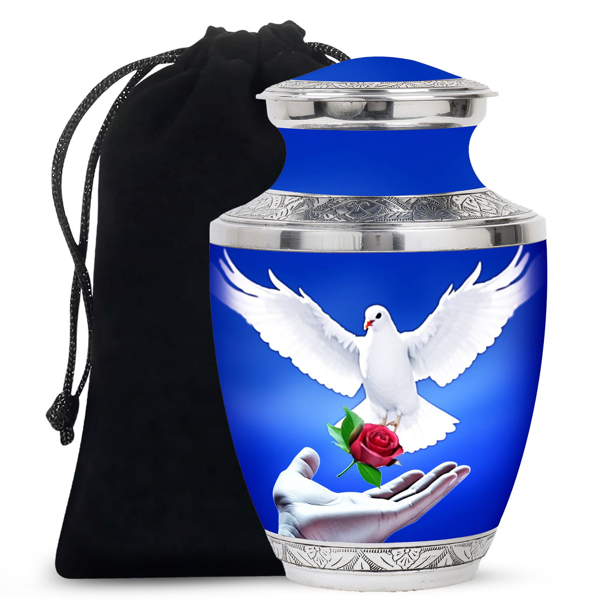 Dove Bird Memorial Urn - Peaceful Cremation Urn For Adult Ashes