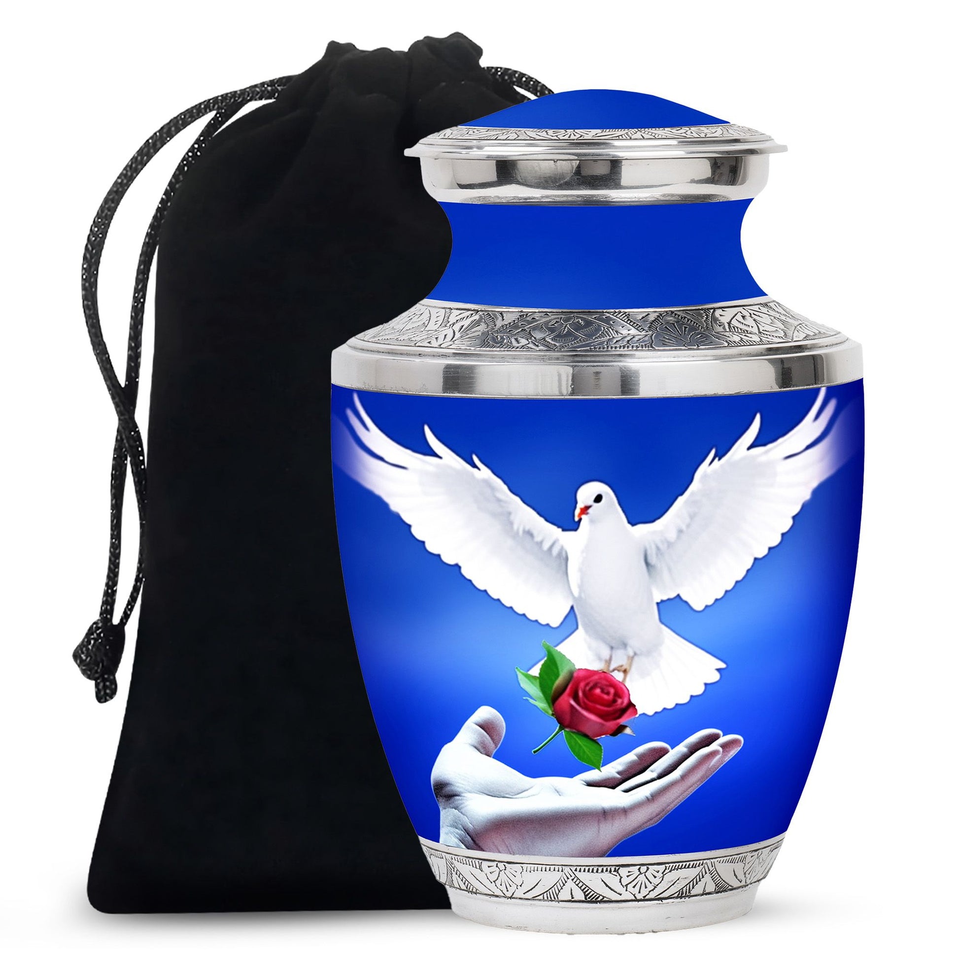 Dove Bird Memorial Urn - Peaceful Cremation Urn For Adult Ashes