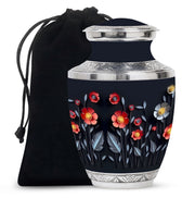 Origami Paper Flower Theme - Artistic Memorial Urn For Human Ashes