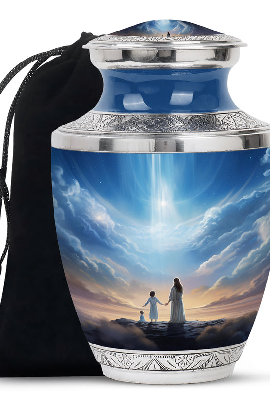 Heavenly Path Cremation Urn For Ashes - Peaceful Memorial Urn For Human Ashes