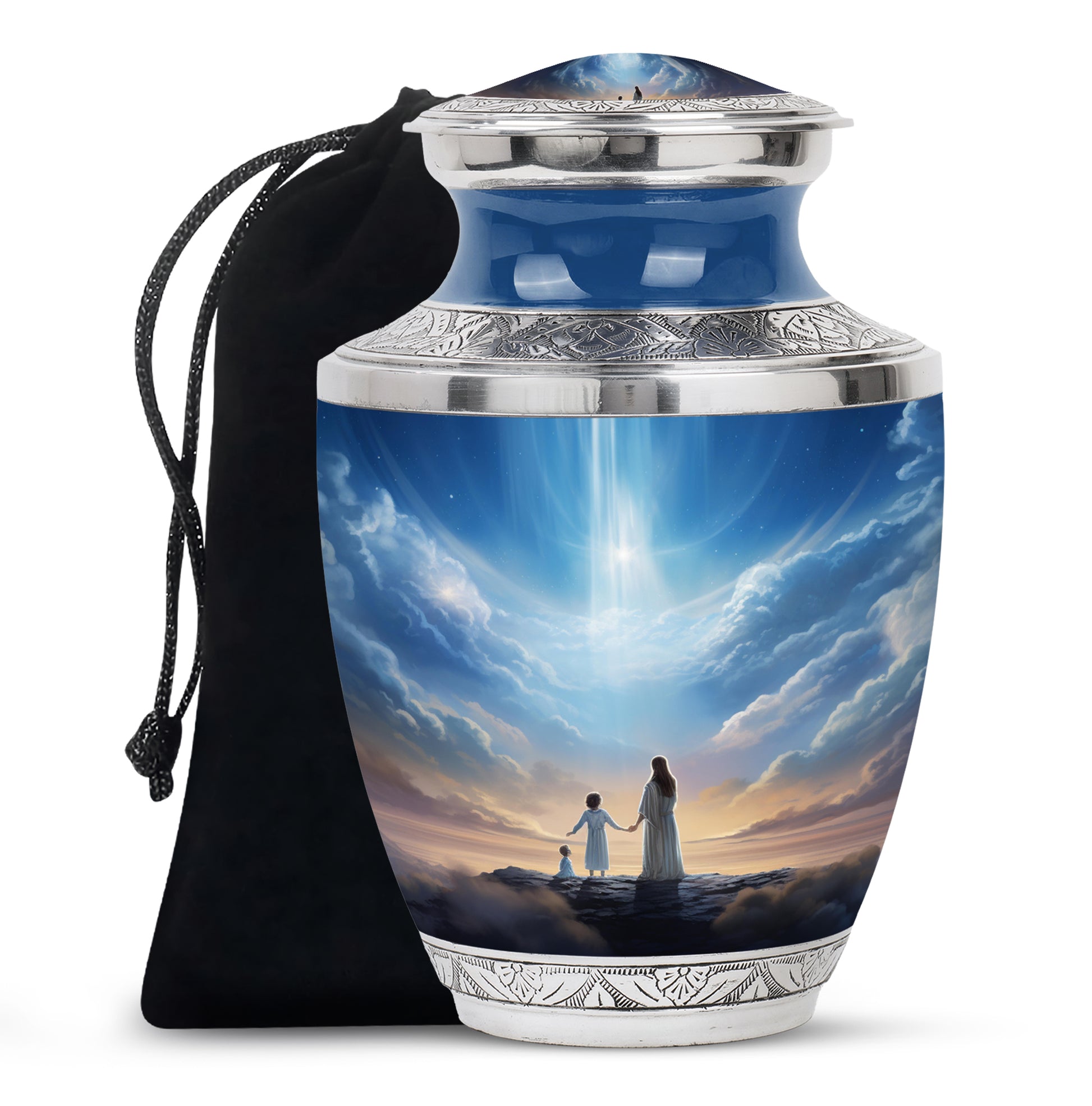 Heavenly Path Cremation Urn For Ashes - Peaceful Memorial Urn For Human Ashes