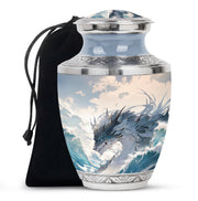 Dragon Mountain Fantasy Cremation Urn - Burial Urn For Adult Ashes