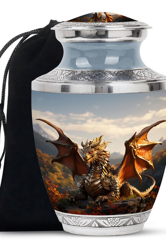 Dragon Heaven Memorial Urn For Adults - Elegant Cremation Urn For Adults