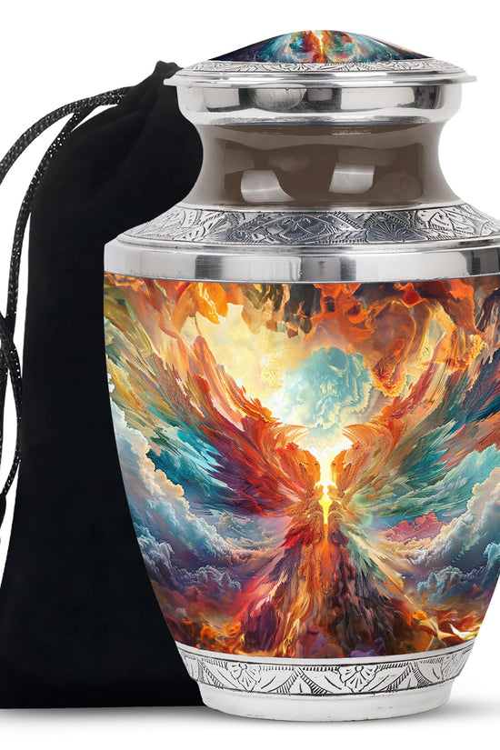 Heavenly Phoenix Cremation Urn - Symbolic Urn For Adult Ashes