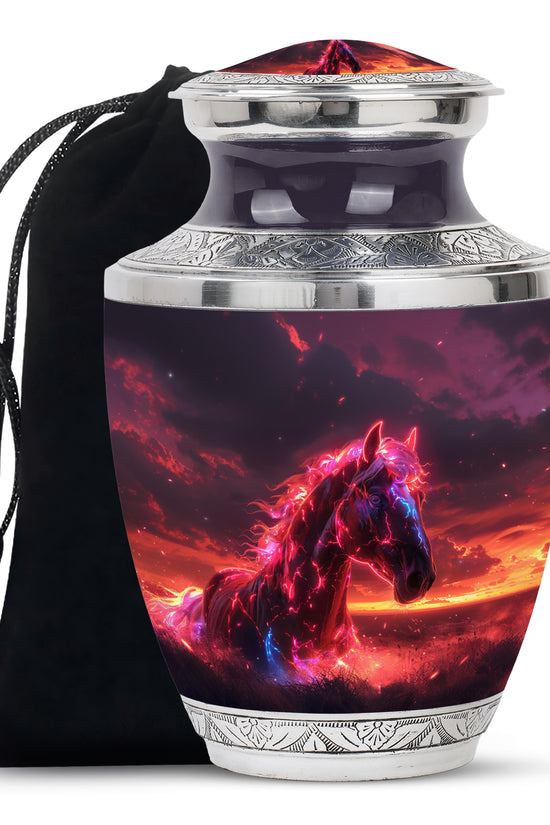Horse Funeral Urn - Large Cremation Urn For Adult Ashes