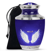 Angel Wings Cremation Urn - Spiritual Memorial Urn For Ashes