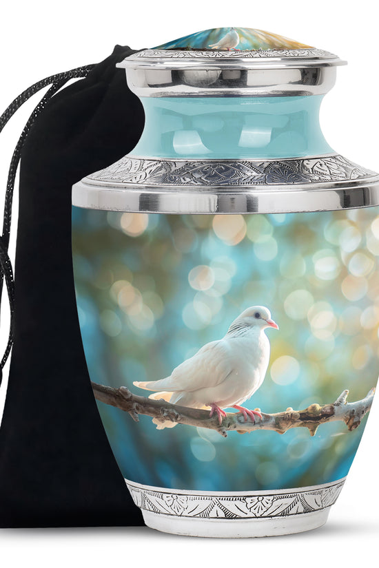 Dove Memorial Urn For Ashes - Forest Funeral Urn For Burial