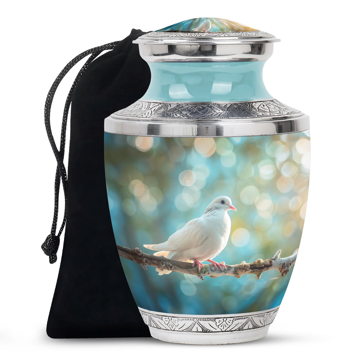 Dove Memorial Urn For Ashes - Forest Funeral Urn For Burial
