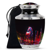 Horse Theme Memorial Urn - Funeral Urn For Male & Female Ashes