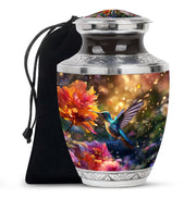 Nature Hummingbird Cremation Urn - Decorative Cremation Urn For Loved Ones