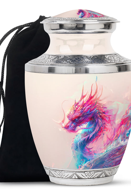 Dragon Temple Funeral Urn For Adults - Spiritual Cremation Urn For Ashes
