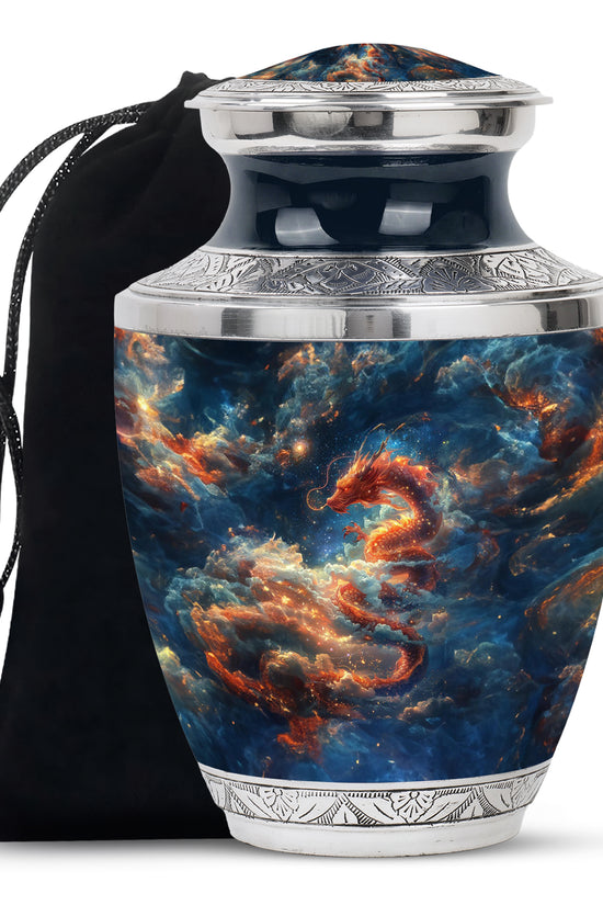 Dragon Forest Spirit Funeral Urn For Adults - Nature Inspired Urn For Human Ashes
