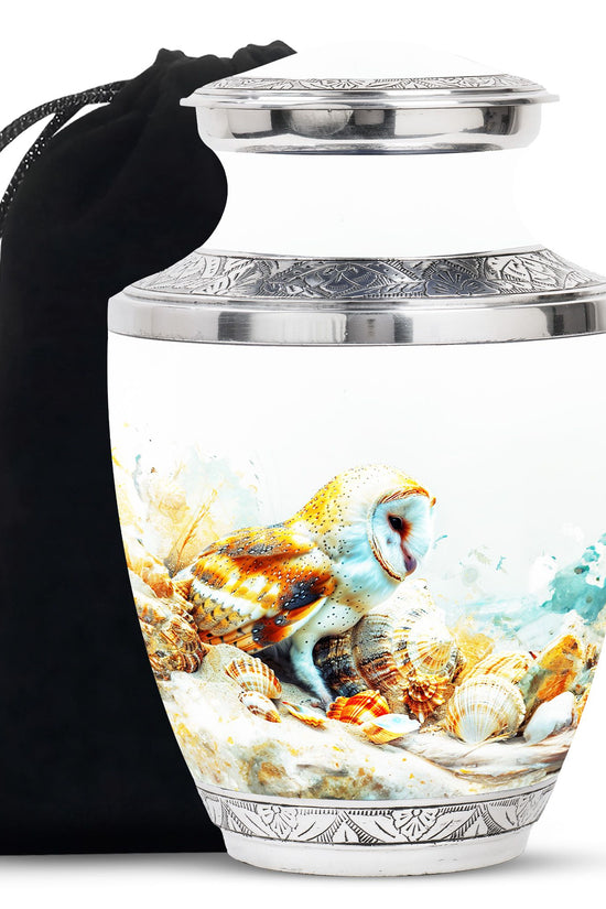 Ocene Inspired Owl Urn – Premium Funeral Urn For Ashes