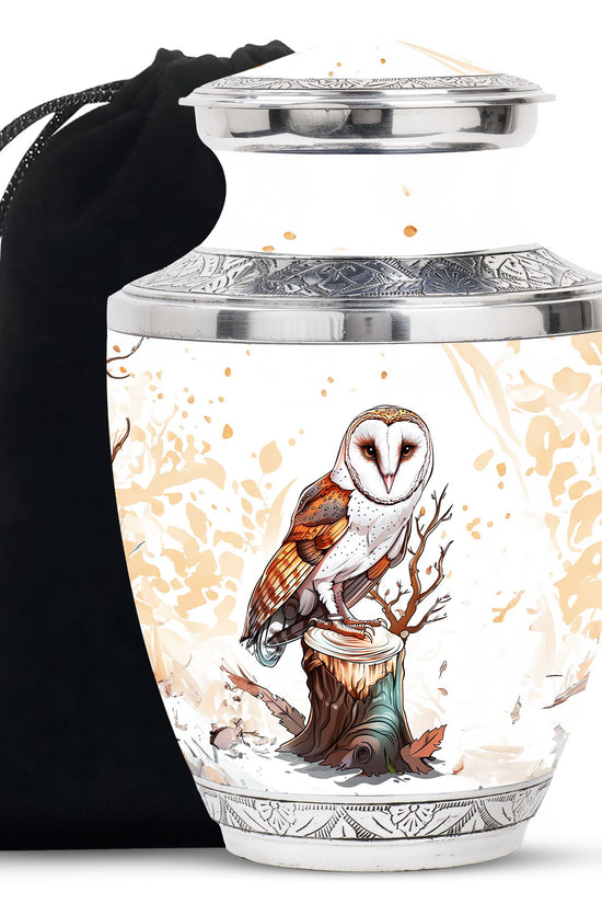 Nature Inspired Owl Urn – Beautiful Memorial Urn For Ashes