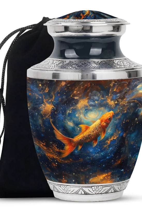 Fish Memorial Urn - Large Funeral Urn For Human Ashes