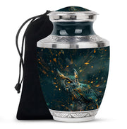 Fantasy Art Owl Memorial Urn - Elegant Cremation Urn For Ashes