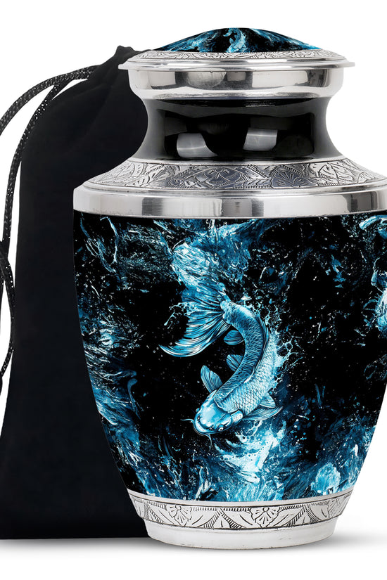 Fish Cremation Urn For Ashes - Nature Burial Urn For Human Ashes