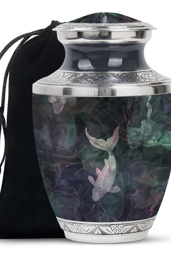 Fish Urn For Ashes - Burial Memorial Urn For Human Ashes