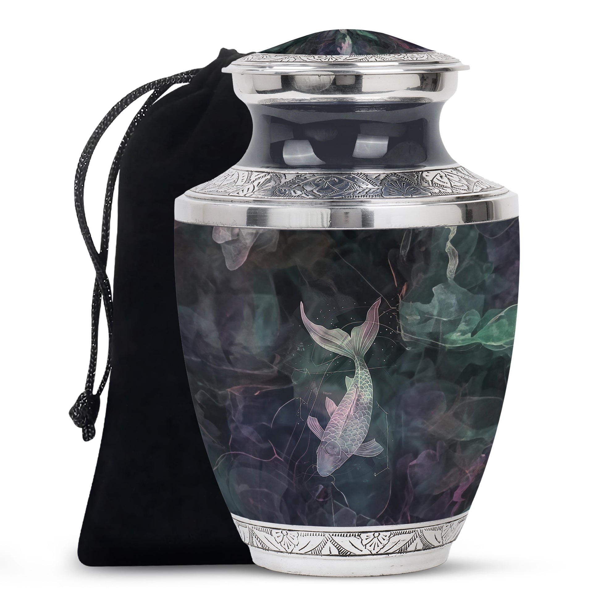 Fish Urn For Ashes - Burial Memorial Urn For Human Ashes