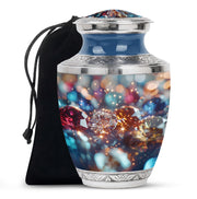 Diamond Funeral Urn – Decorative Cremation Urn for Loved Ones