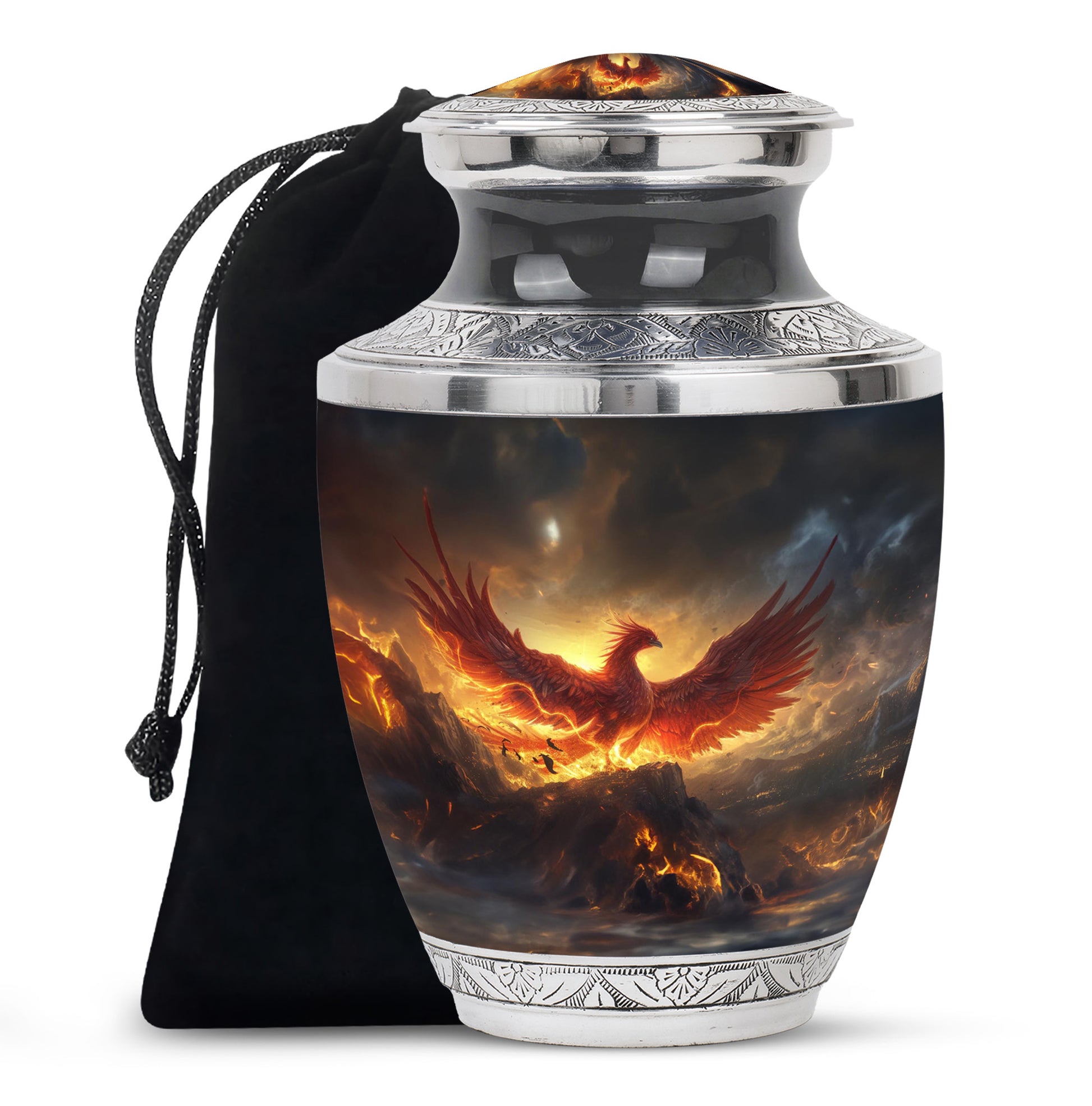Mountain Phoenix Cremation Urn – Unique Memorial Urn for Loved Ones