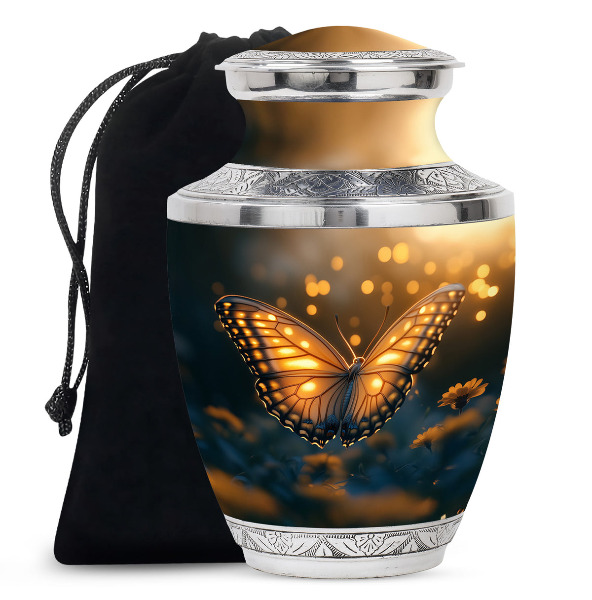 Monarch Butterfly Ashes Urn For Mom - keepsakes for ashes of loved ones