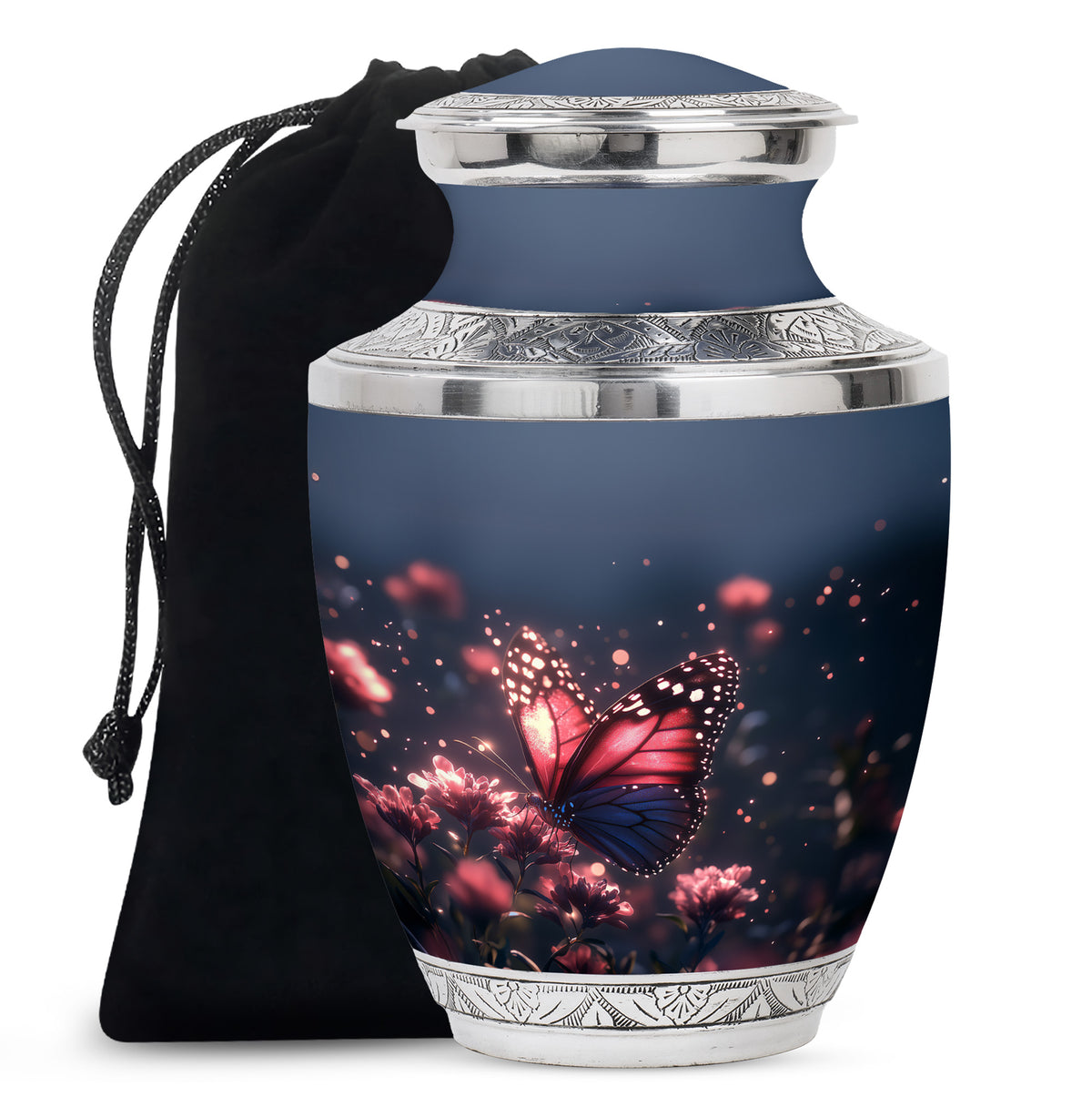 Magical Butterfly Cremation Urns - Moonlit Ashes Butterfly Urn
