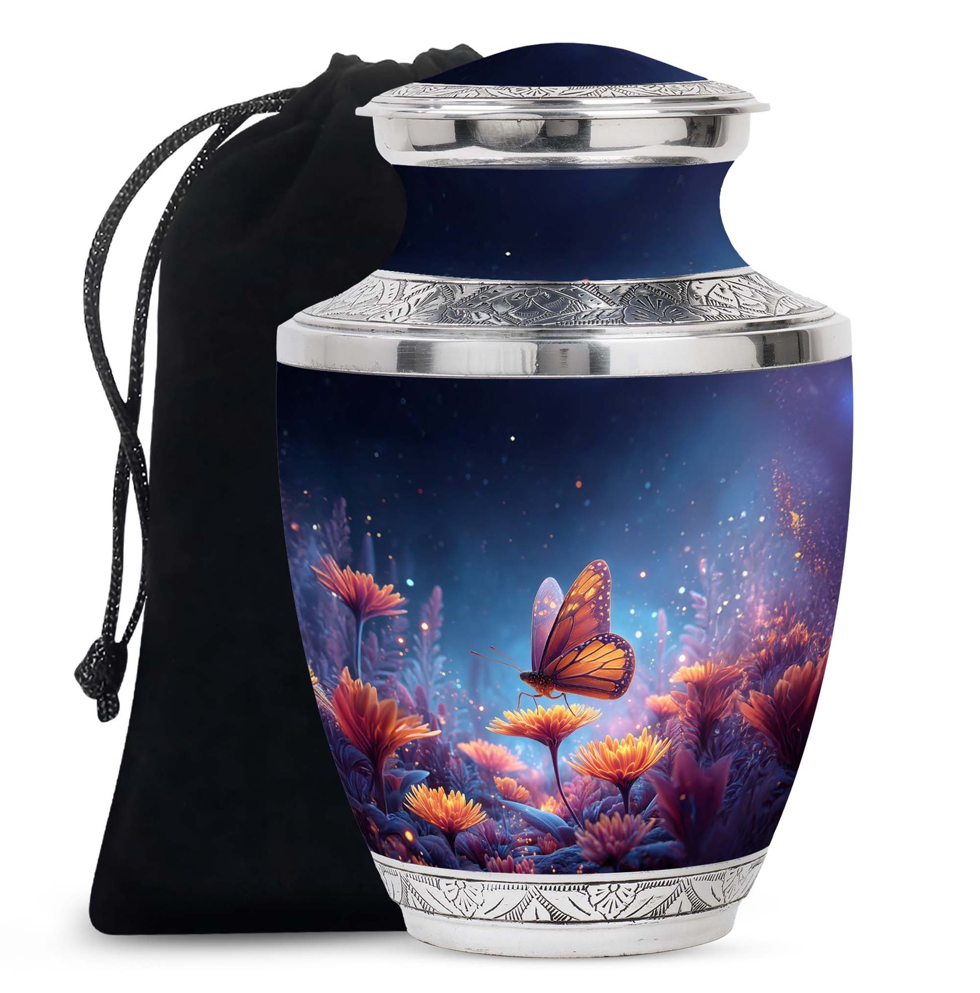 Monarch Butterfly Cremation Urn for Human Ashes For Mom or Dad