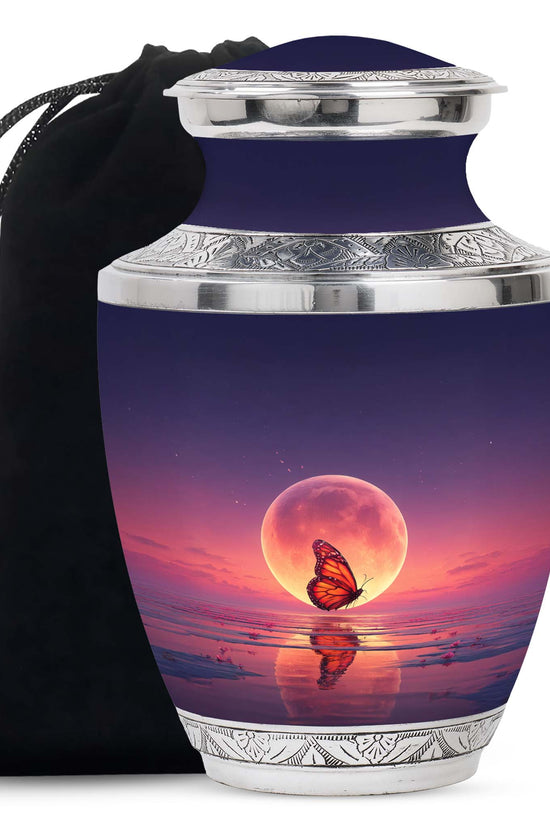 Moonlight Butterfly Urns for Human Ashes - Cremation Urn for Men & Women