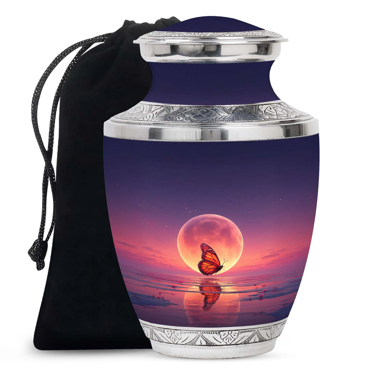 Moonlight Butterfly Urns for Human Ashes - Cremation Urn for Men & Women