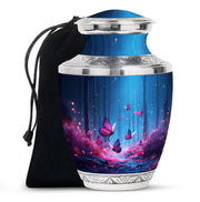 Blue Night Butterfly Urns - Beautiful Decor Urns For Mom Ashes