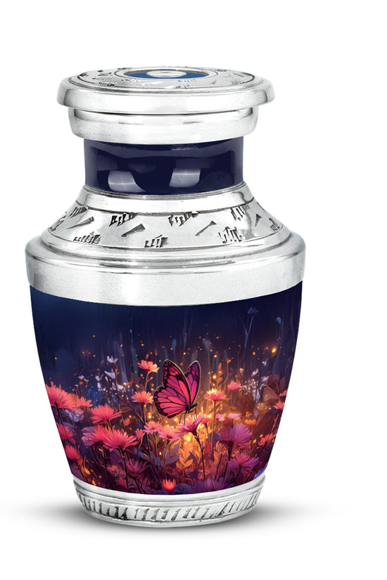 Personalized Blue Butterfly Cremation Urns for Ashes - Captivating 10-inch - Yatskia